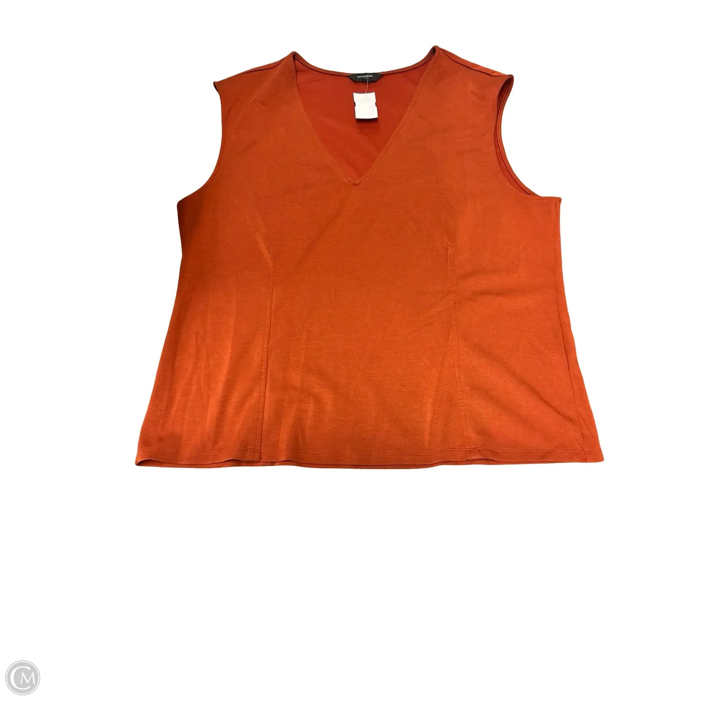 Top Sleeveless By Banana Republic In Orange, Size: Xxl