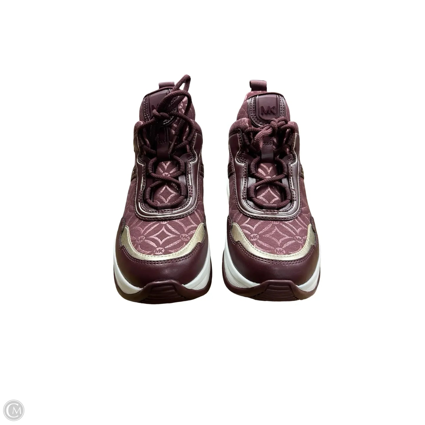 Shoes Designer By Michael Kors In Maroon, Size: 7.5