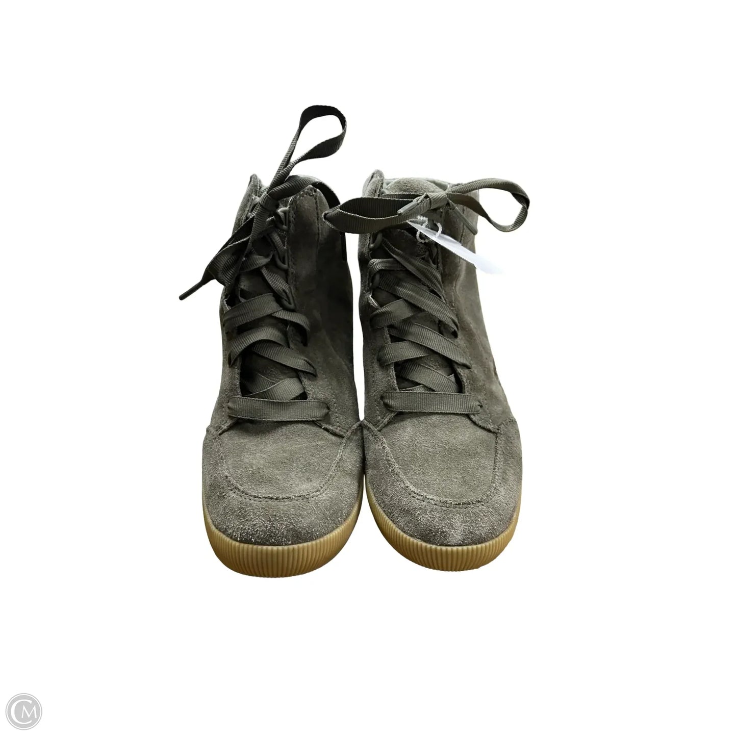 Boots Ankle Heels By Sorel In Green, Size: 10