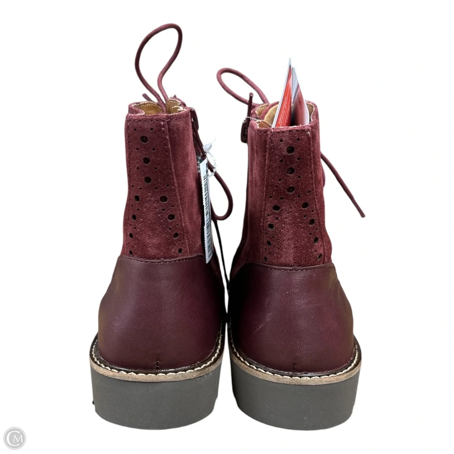 Boots Leather By Aetrex In Red, Size: 7