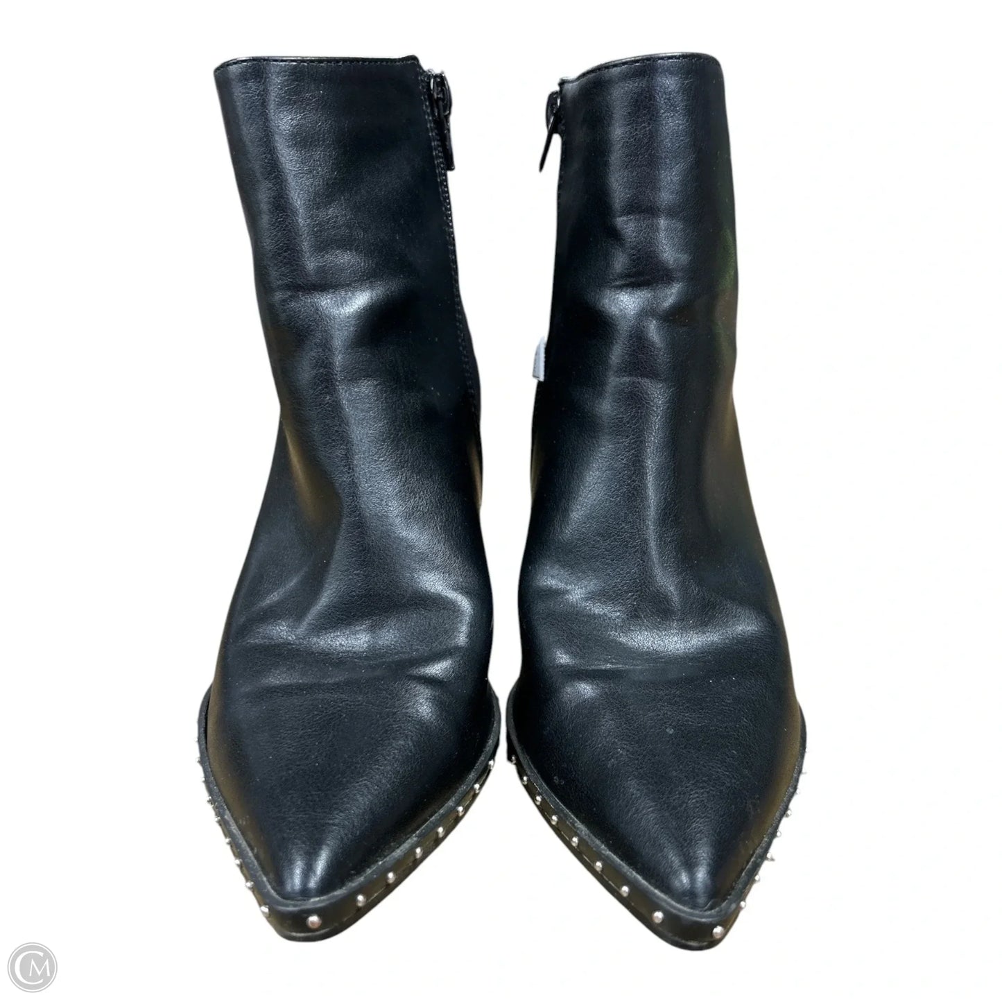 Boots Ankle Heels By Qupid In Black, Size: 6