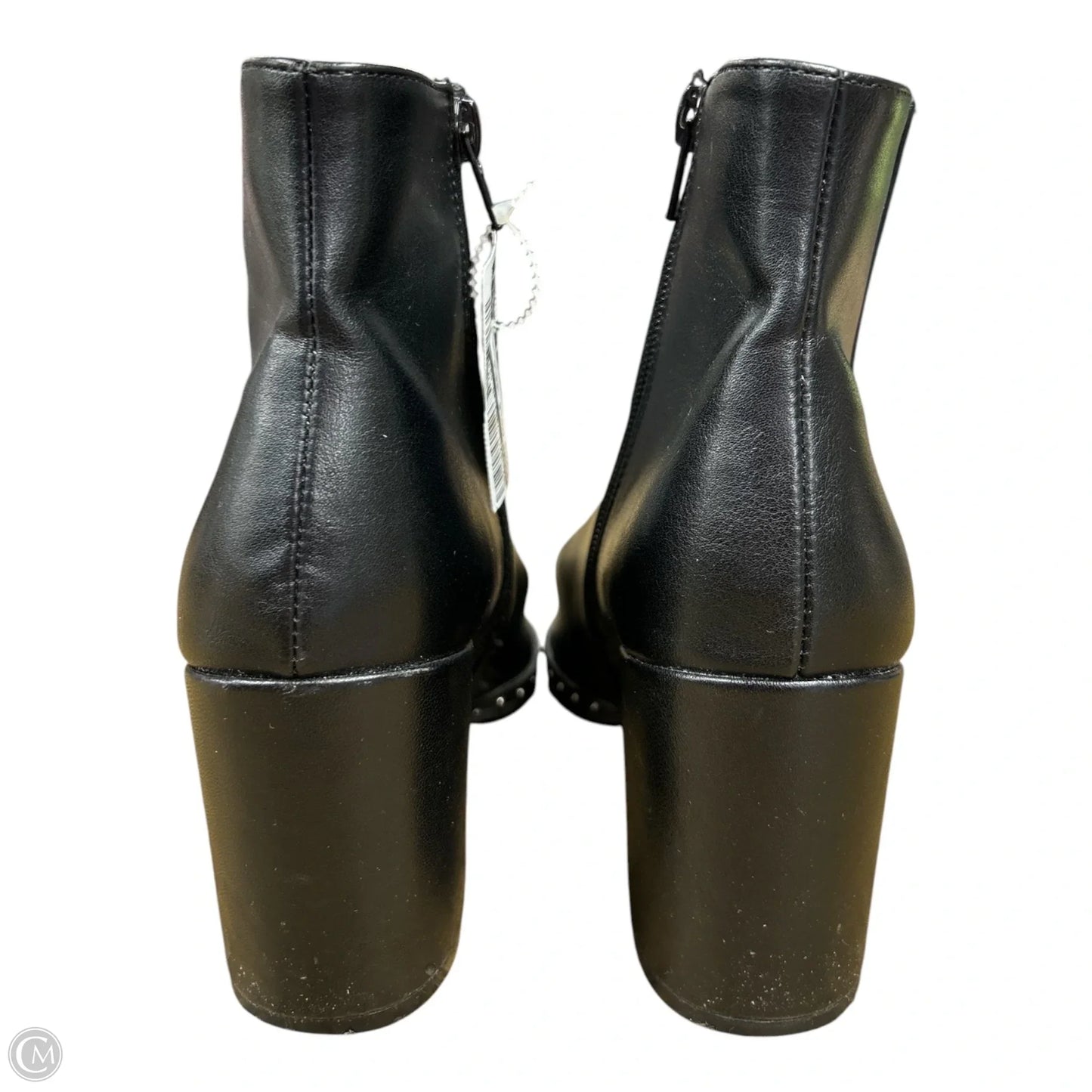 Boots Ankle Heels By Qupid In Black, Size: 6
