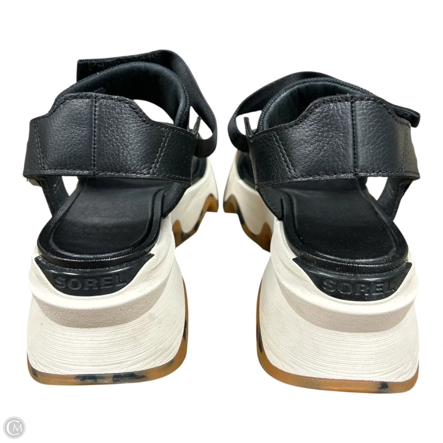 Sandals Heels Platform By Sorel In Black, Size: 8