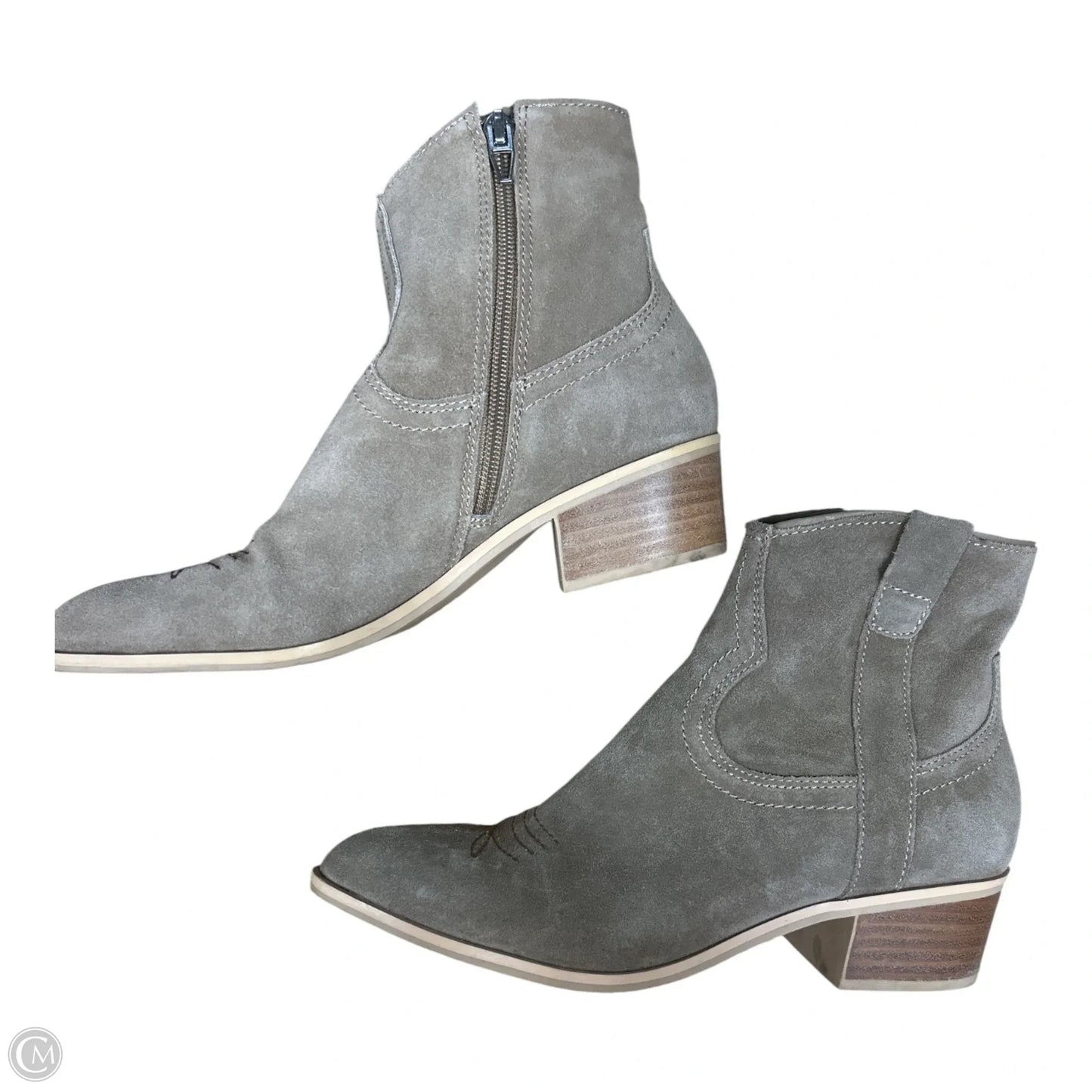 Boots Ankle Heels By Dolce Vita In Tan, Size: 7.5