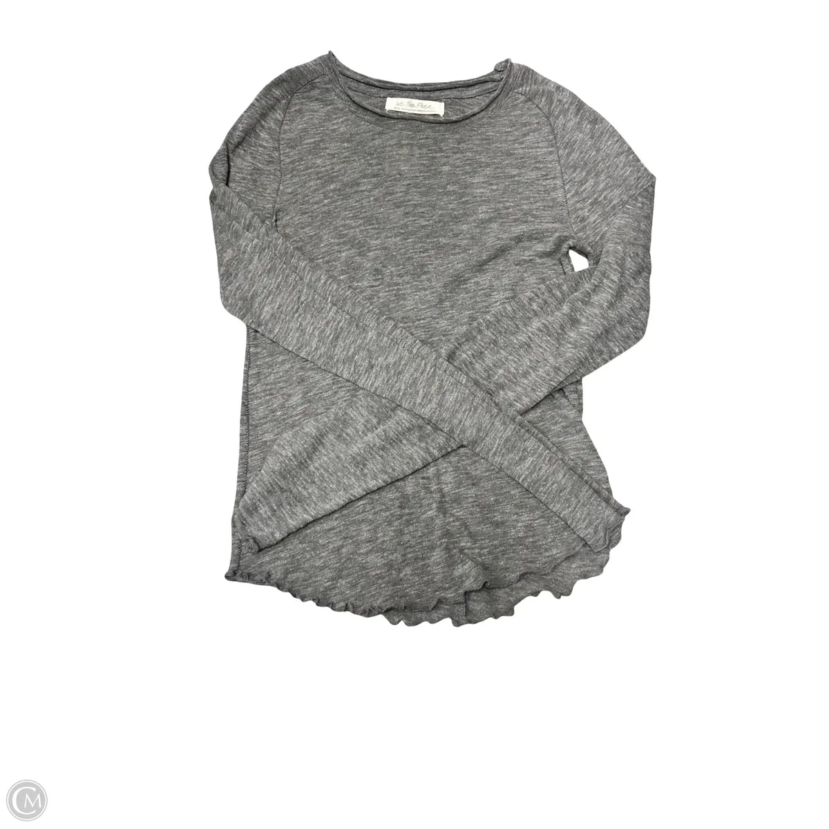 Top Long Sleeve Basic By We The Free In Grey, Size: S