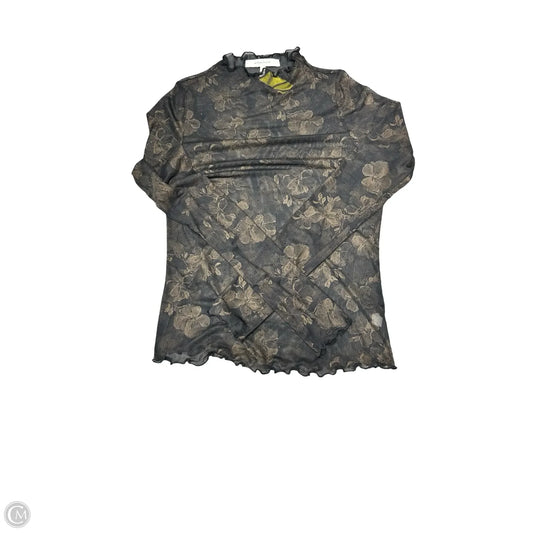 Top Long Sleeve By Willow & Root In Black, Size: L