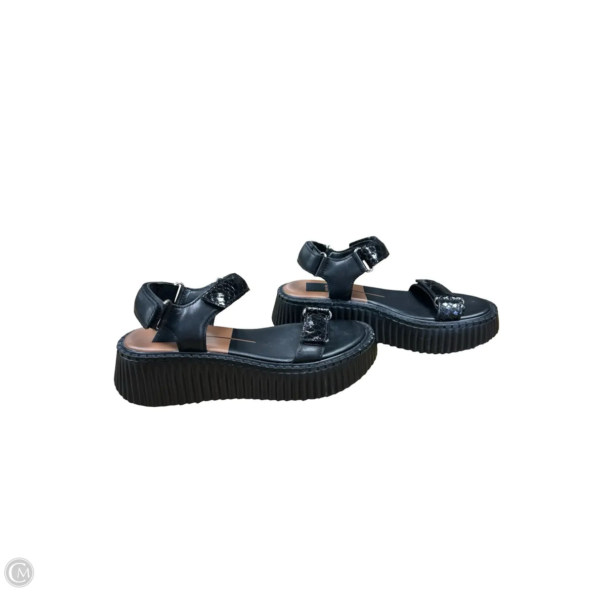 Sandals Heels Platform By Dolce Vita In Black, Size: 7