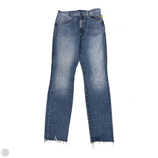 Jeans Skinny By Mother Jeans In Blue Denim, Size: 10