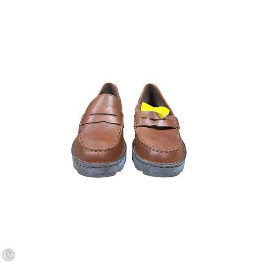 Shoes Heels Platform By Born In Brown, Size: 7