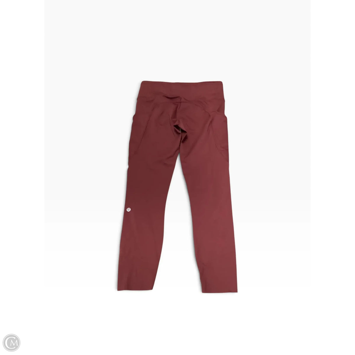 Athletic Leggings By Lululemon In Maroon, Size: 8