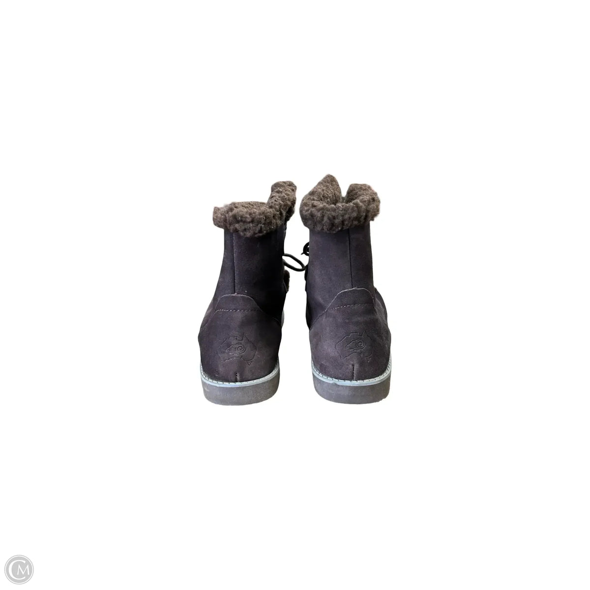 Boots Snow By Clothes Mentor In Brown, Size: 10