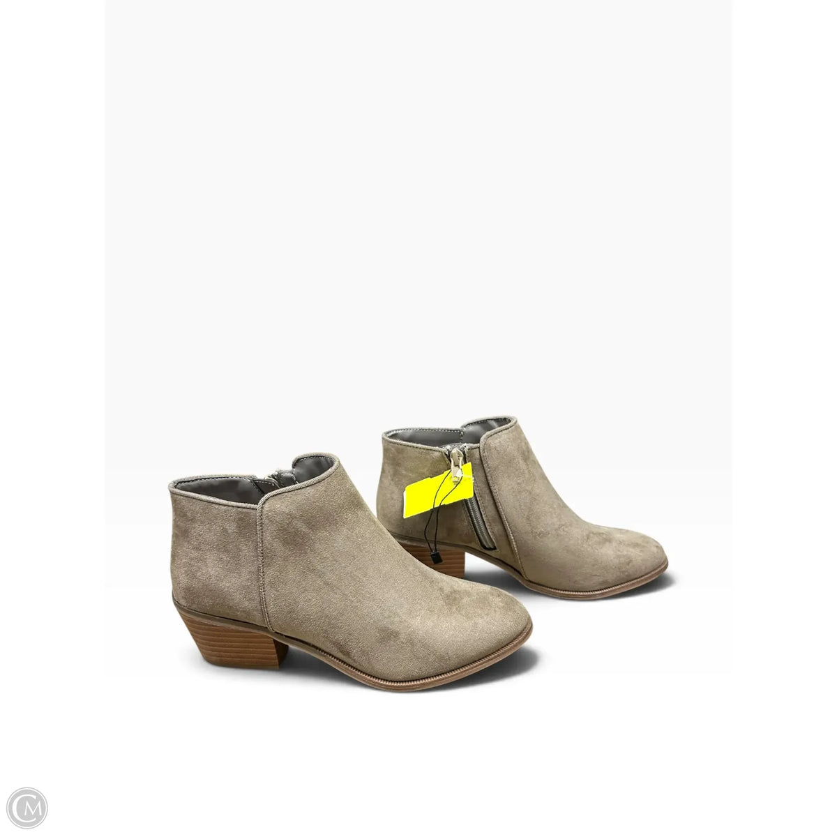 Boots Ankle Heels By Amazon Essentials In Brown, Size: 7