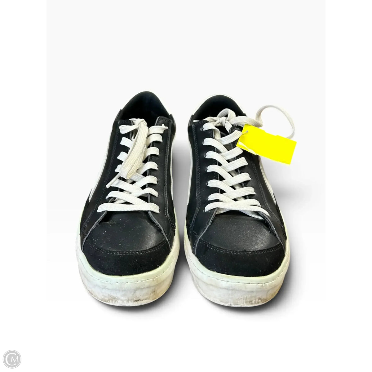 Shoes Sneakers Platform By Cmc In Black & White, Size: 9