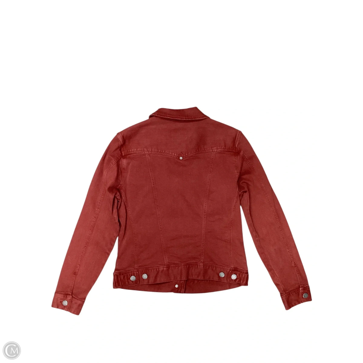 Jacket Denim By Liverpool In Red Denim, Size: S