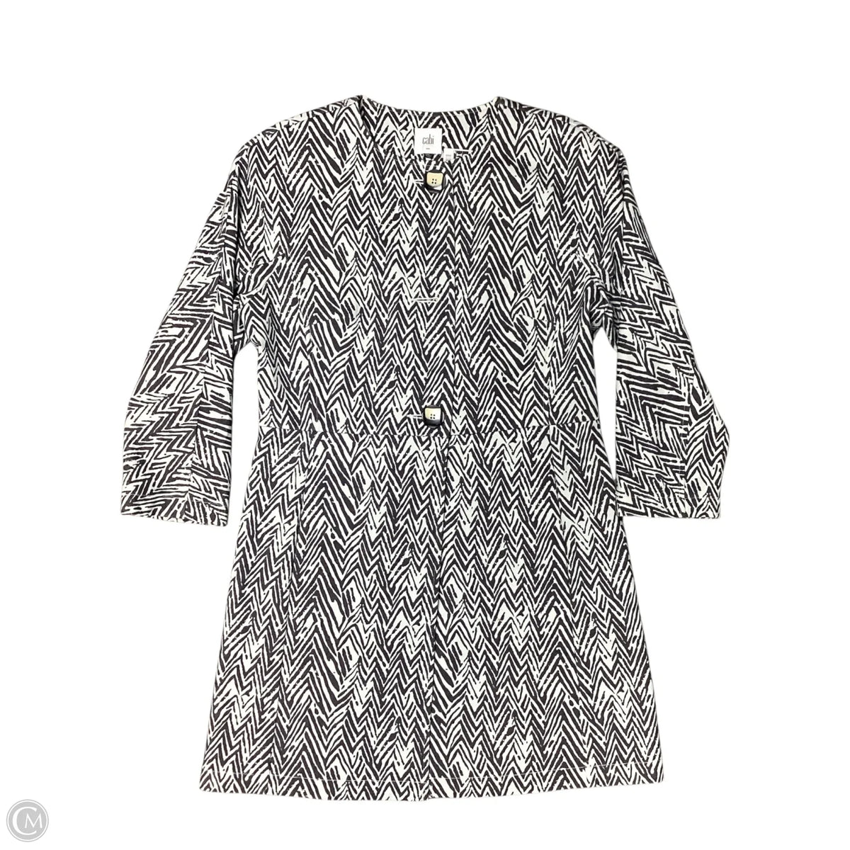 Jacket Other By Cabi In Black & White, Size: S