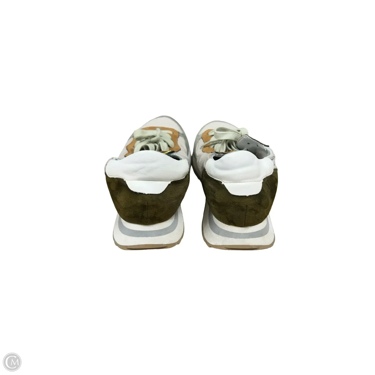 Shoes Sneakers By Shu Shop In Cream & Green, Size: 8