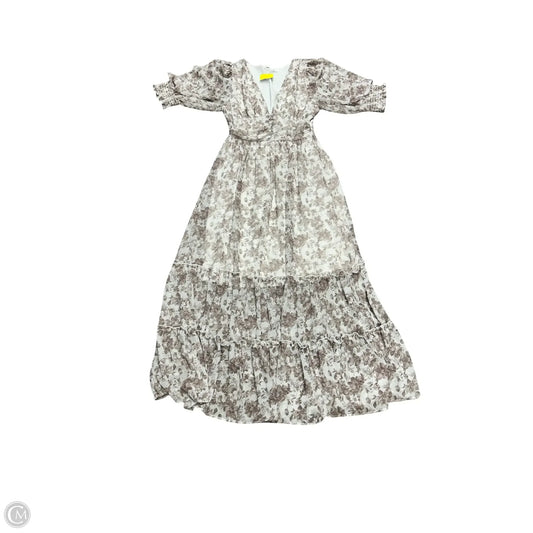 Dress Party Long By Altard State In Brown & Cream, Size: M
