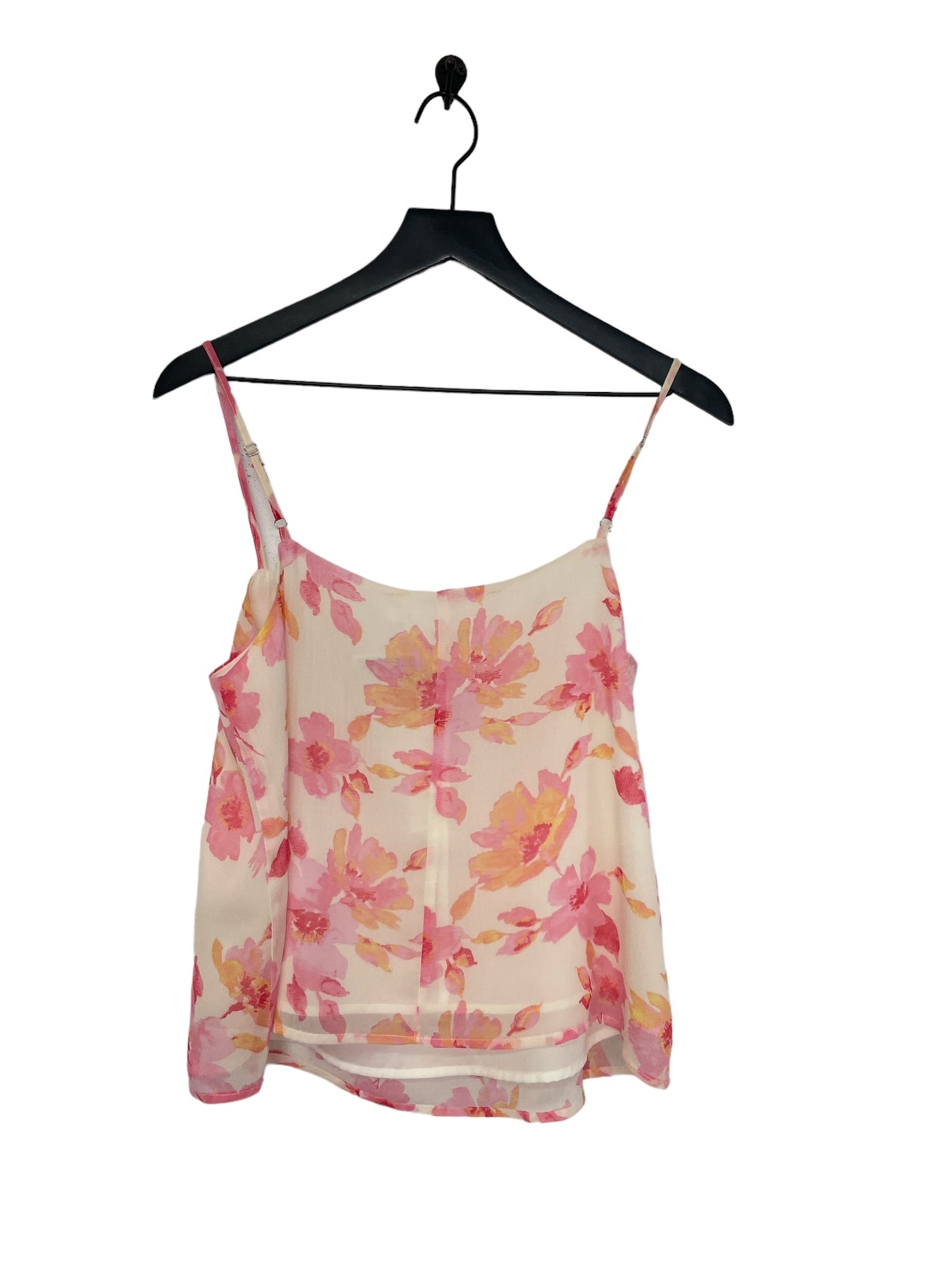 Floral Print Top Sleeveless Cmc, Size M