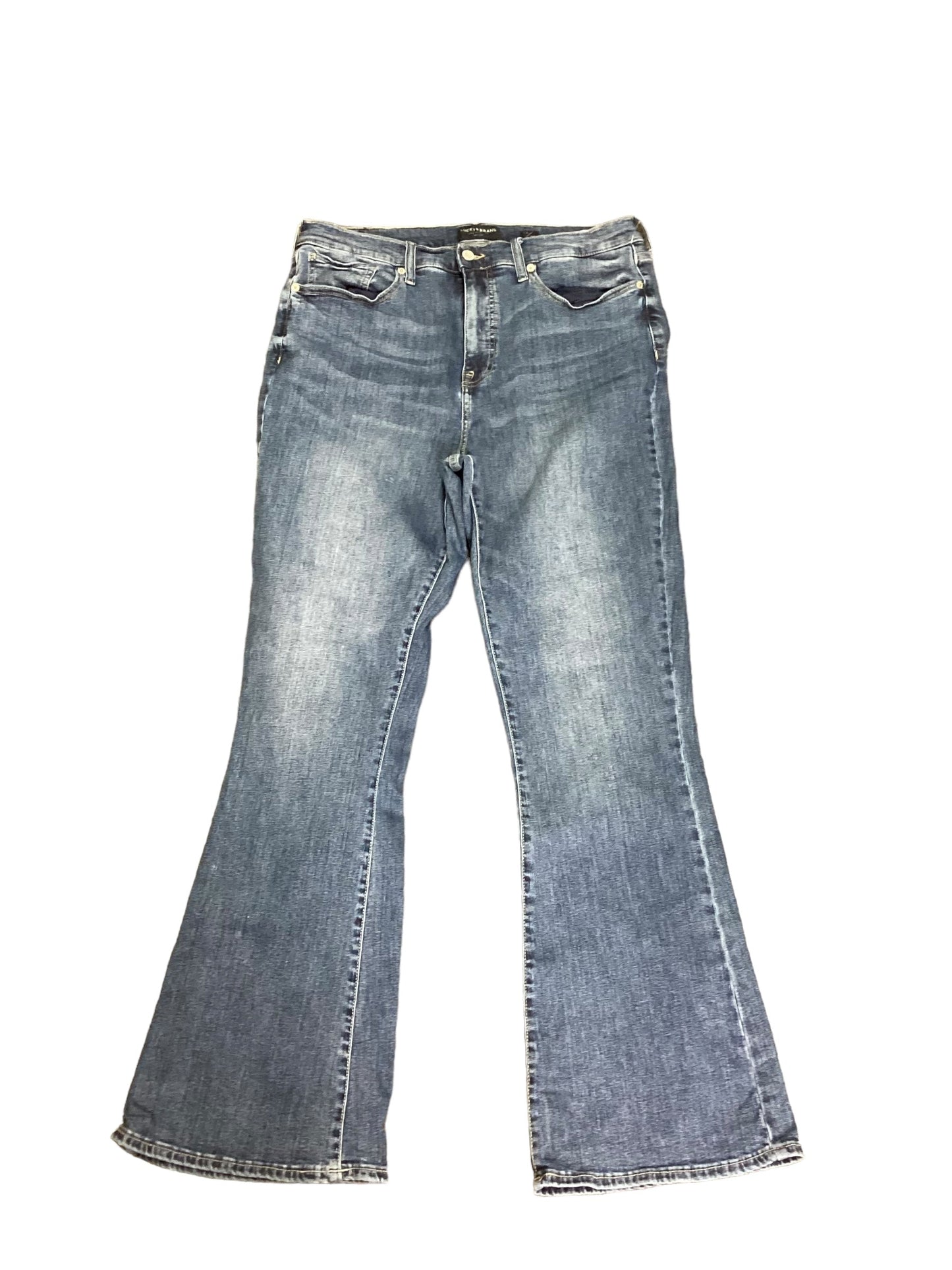 Blue Denim Jeans Flared Lucky Brand, Size 16