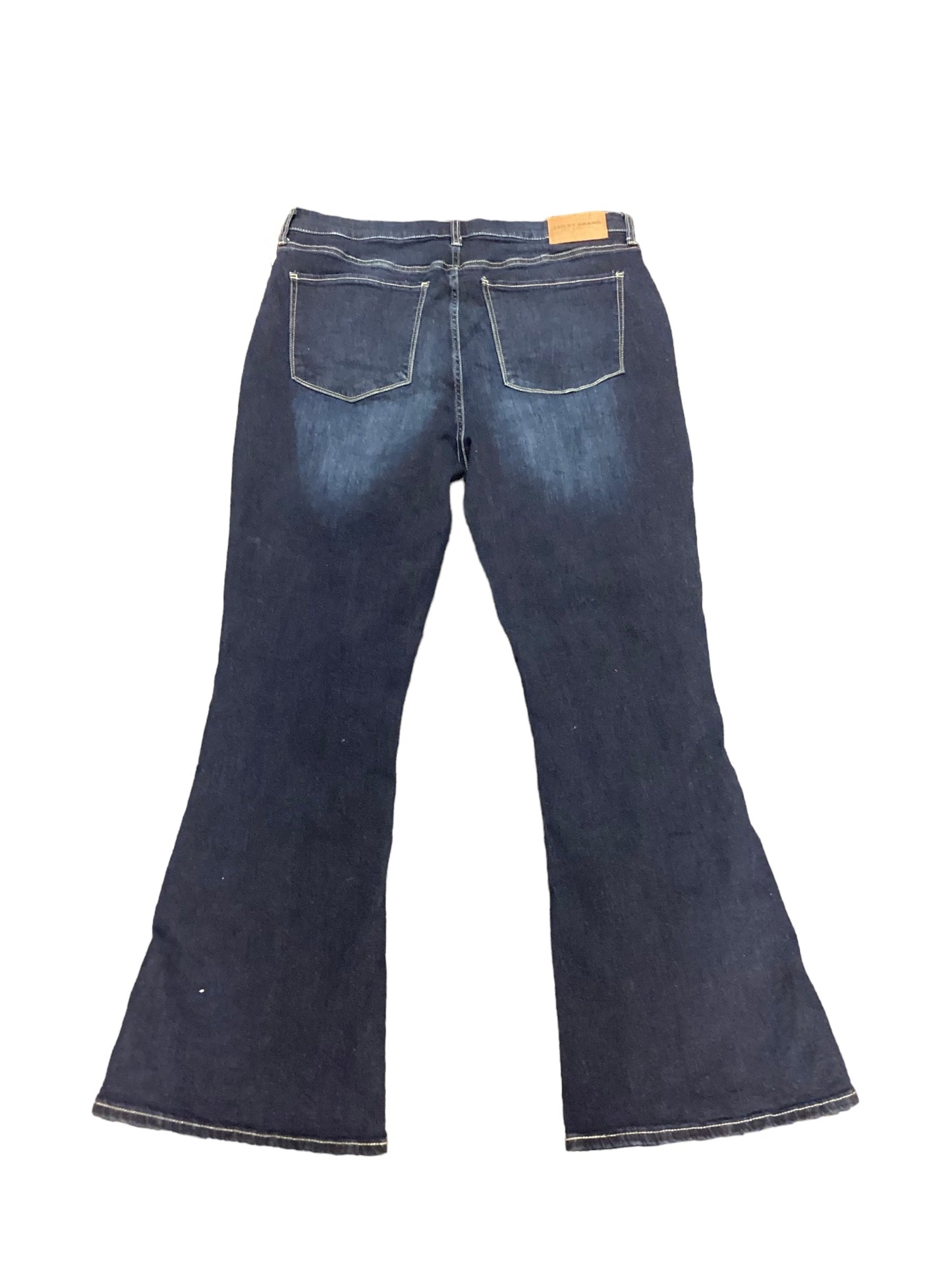 Blue Denim Jeans Flared Lucky Brand, Size 16