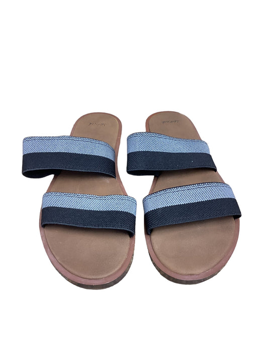 Black & Grey Sandals Flats Sanuk, Size 8