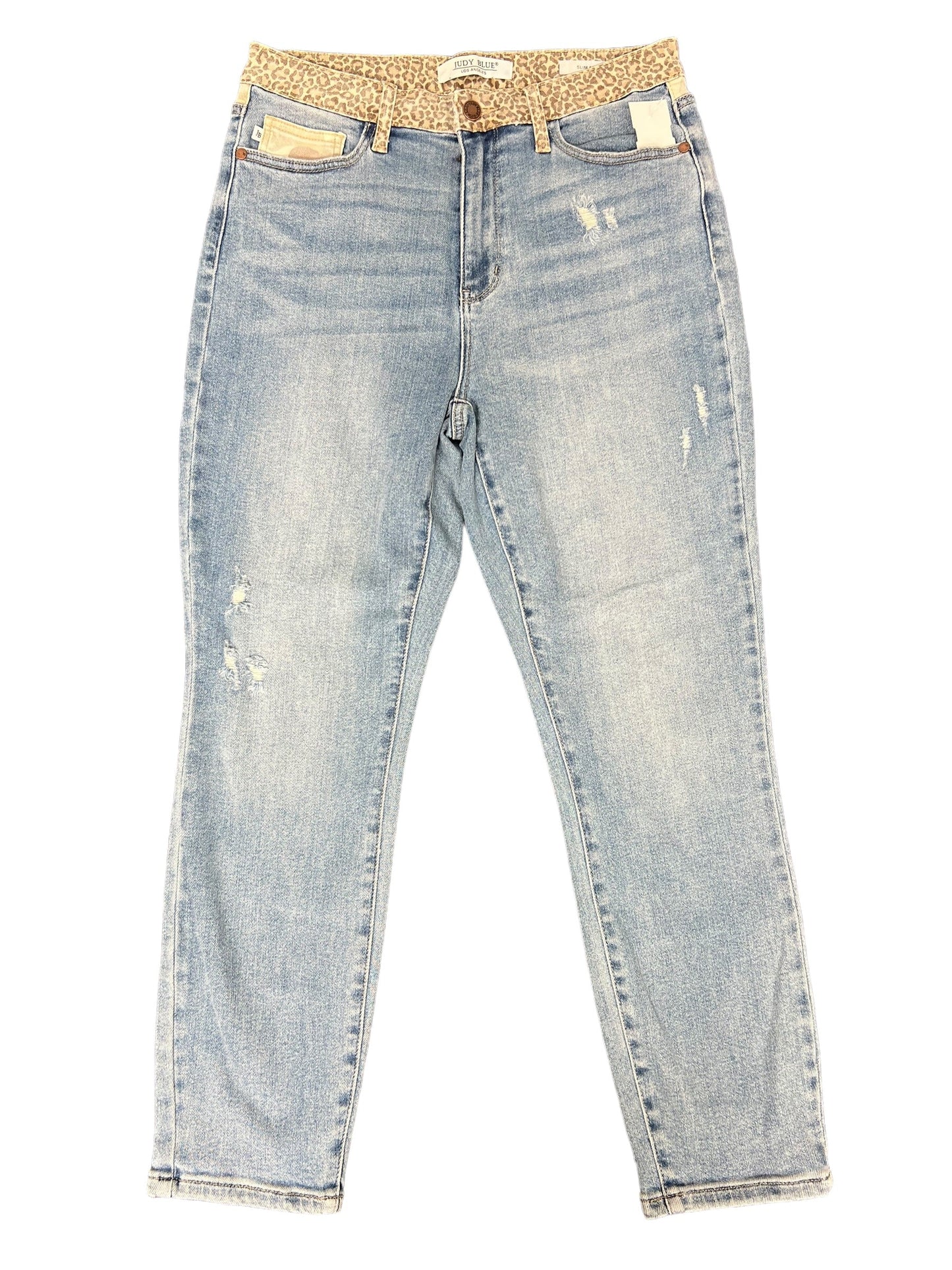 Blue Denim Jeans Straight Judy Blue, Size 8