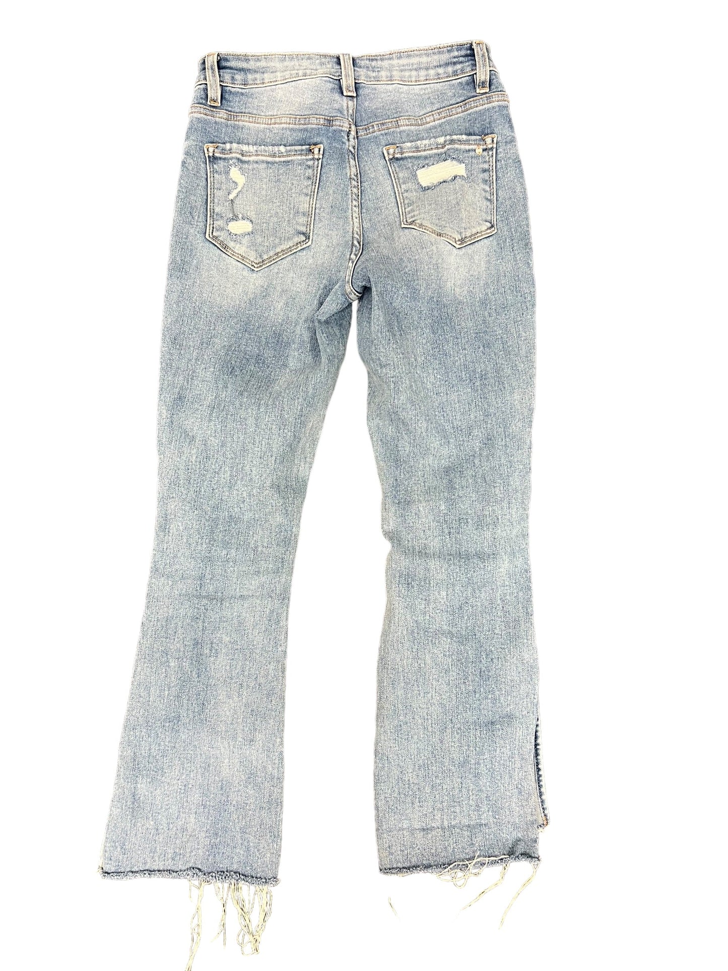 Blue Denim Jeans Flared Cmc, Size 2