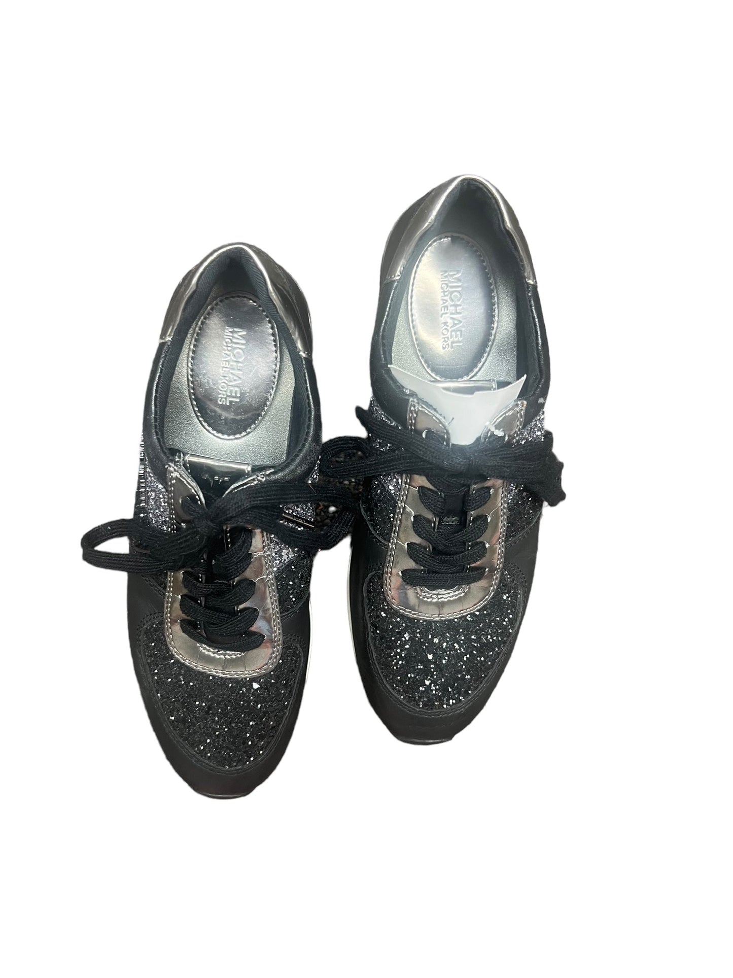 Black Shoes Sneakers Michael By Michael Kors, Size 8