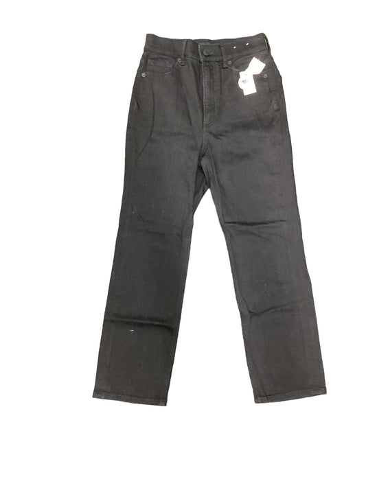 Black Denim Jeans Straight Express, Size 00
