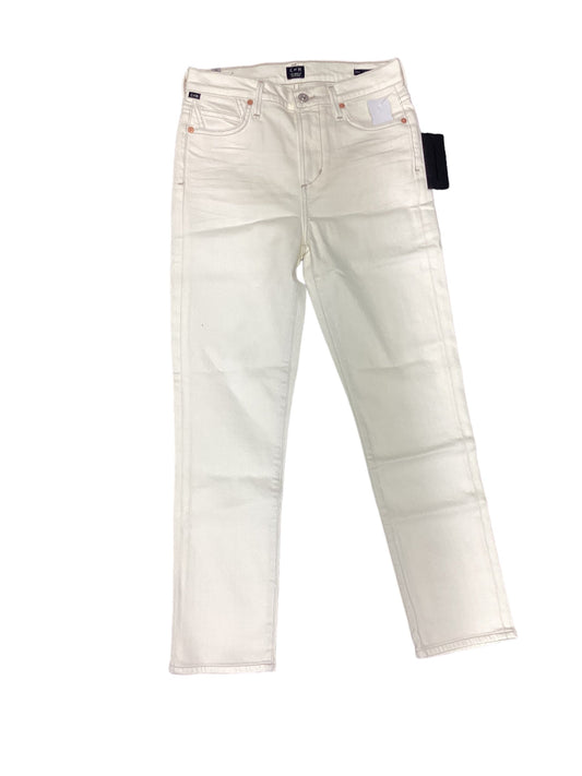 Cream Jeans Straight Citizens Of Humanity, Size 2