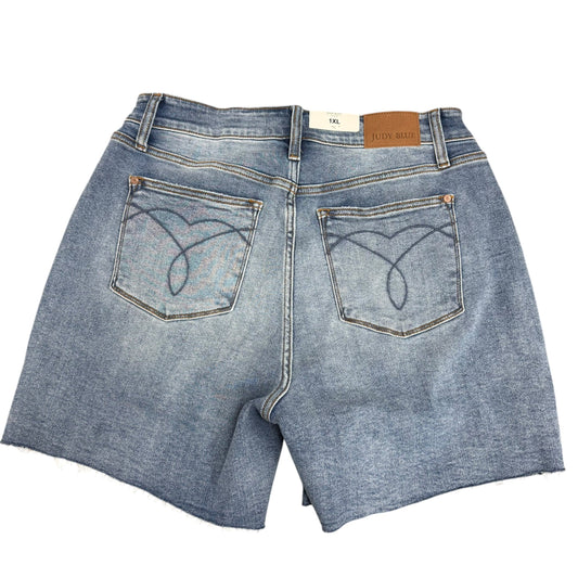 Shorts By Judy Blue In Blue Denim, Size: 1x