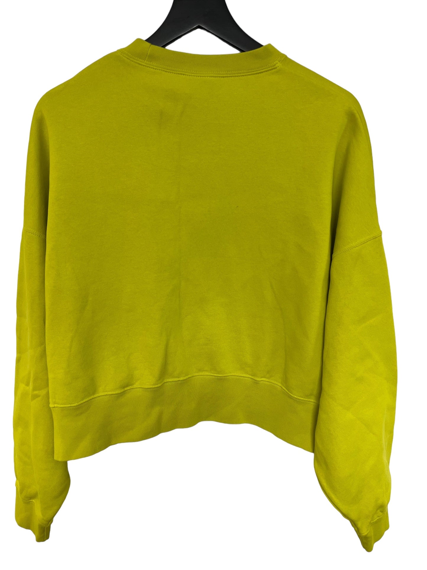 Sweatshirt Crewneck By Nike Apparel In Chartreuse, Size: M