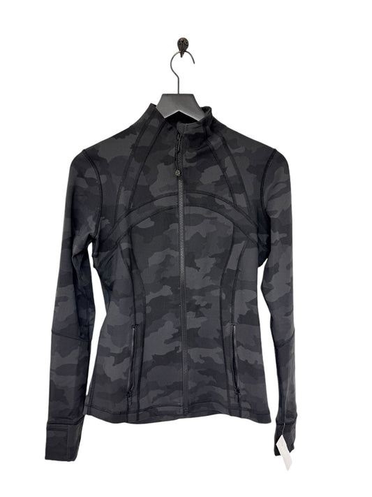 Athletic Jacket By Lululemon In Camouflage Print, Size: 8