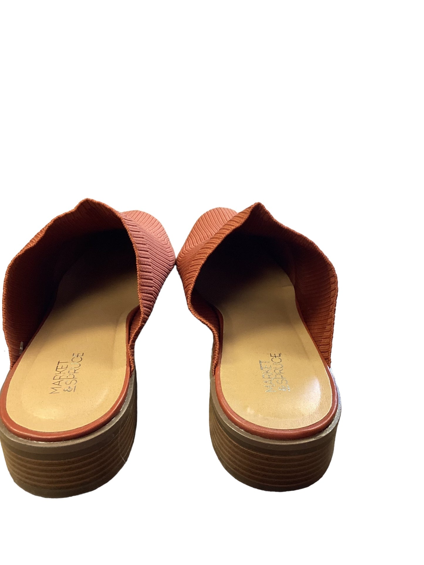 Orange Shoes Flats Market & Spruce, Size 11