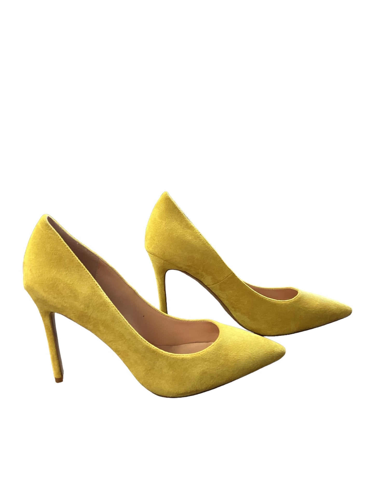 Yellow Shoes Heels Stiletto Clothes Mentor, Size 11
