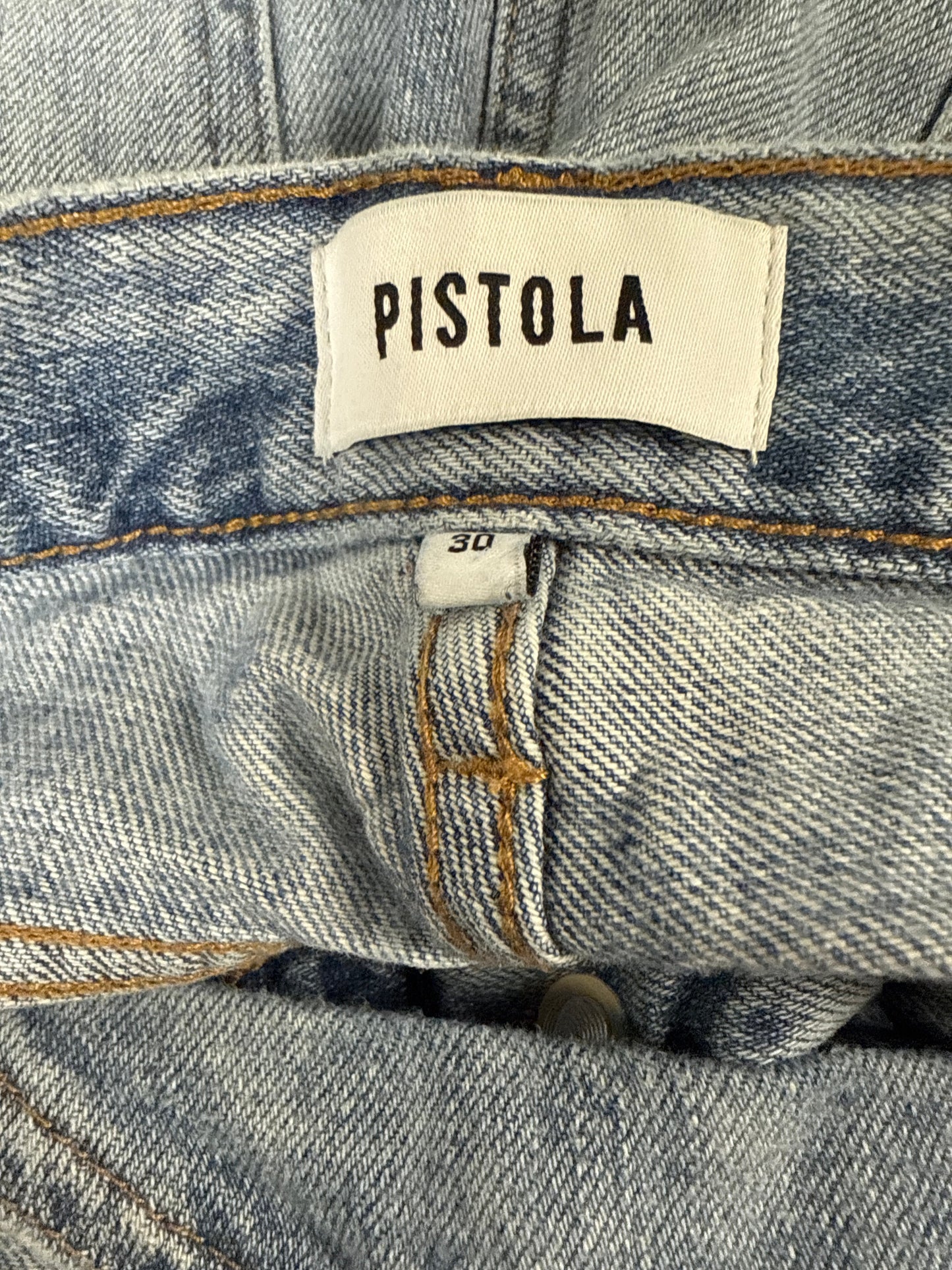 Jeans Straight By Pistola In Blue Denim, Size: 10