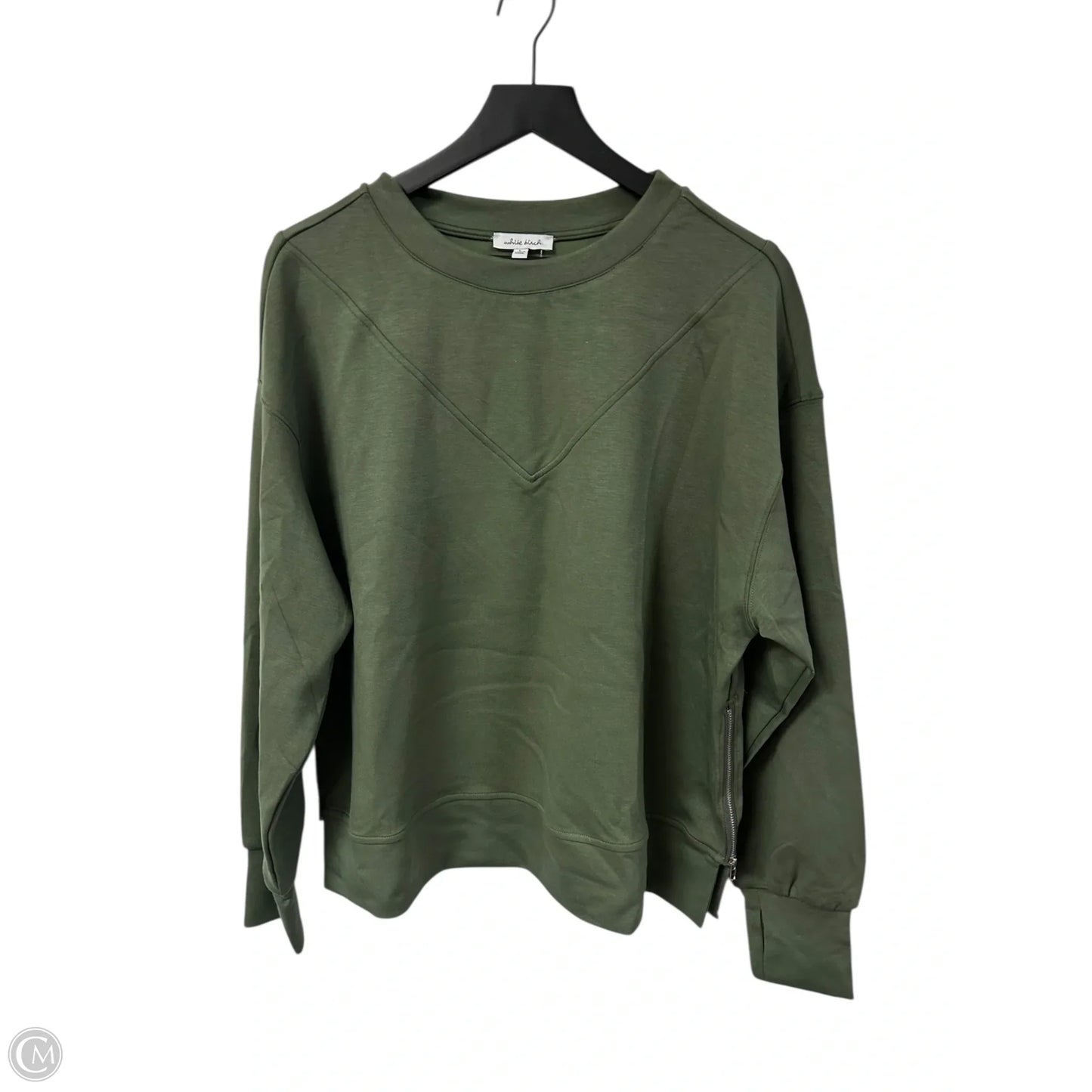Sweatshirt Crewneck By White Birch In Green, Size: L