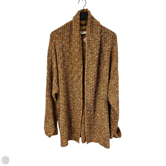 Sweater Cardigan By Entro In Brown, Size: L