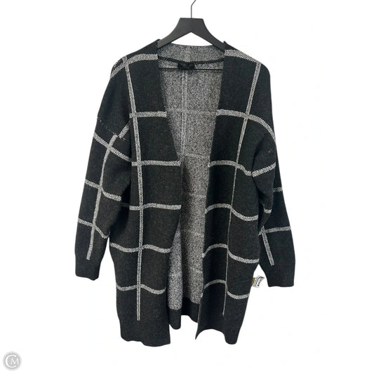 Cardigan By Lumiere In Black & White, Size: L