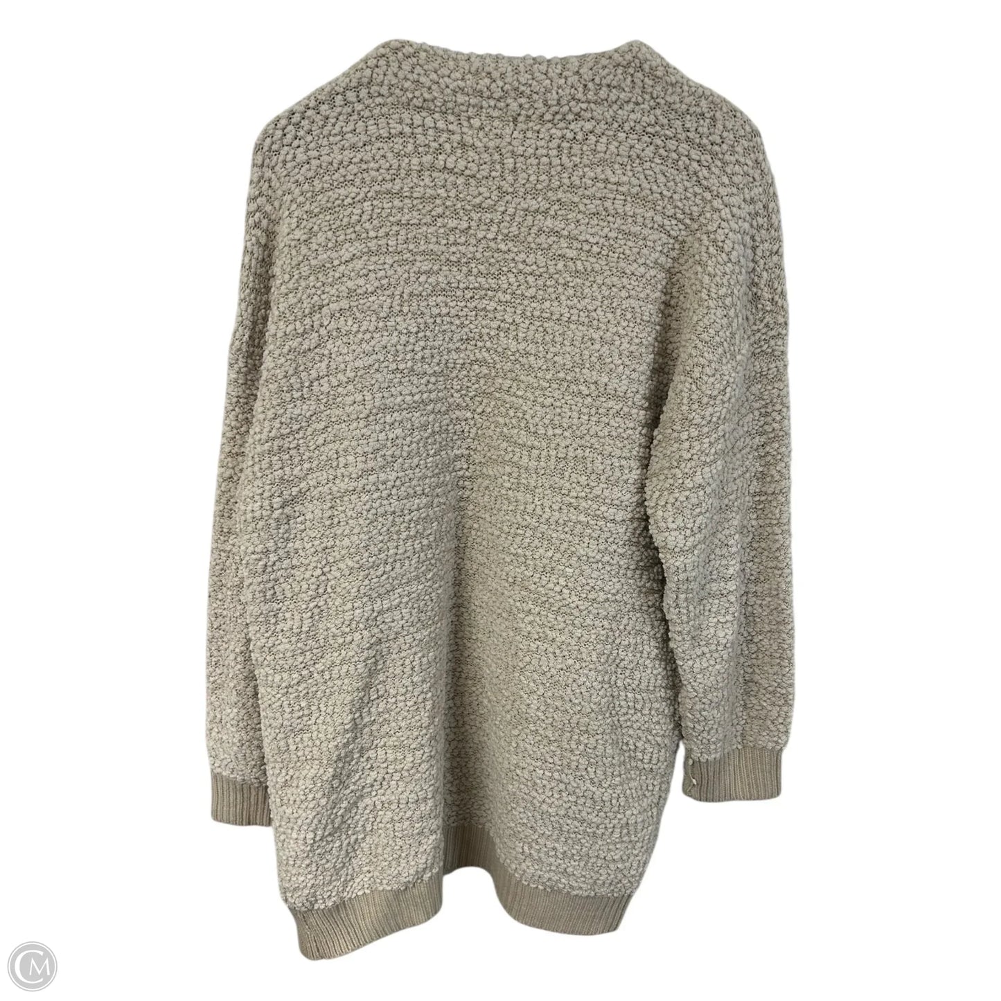 Sweater Cardigan By Pol In Cream, Size: L