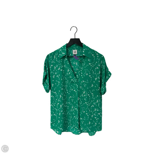 Top Short Sleeve By Cabi In Green, Size: S
