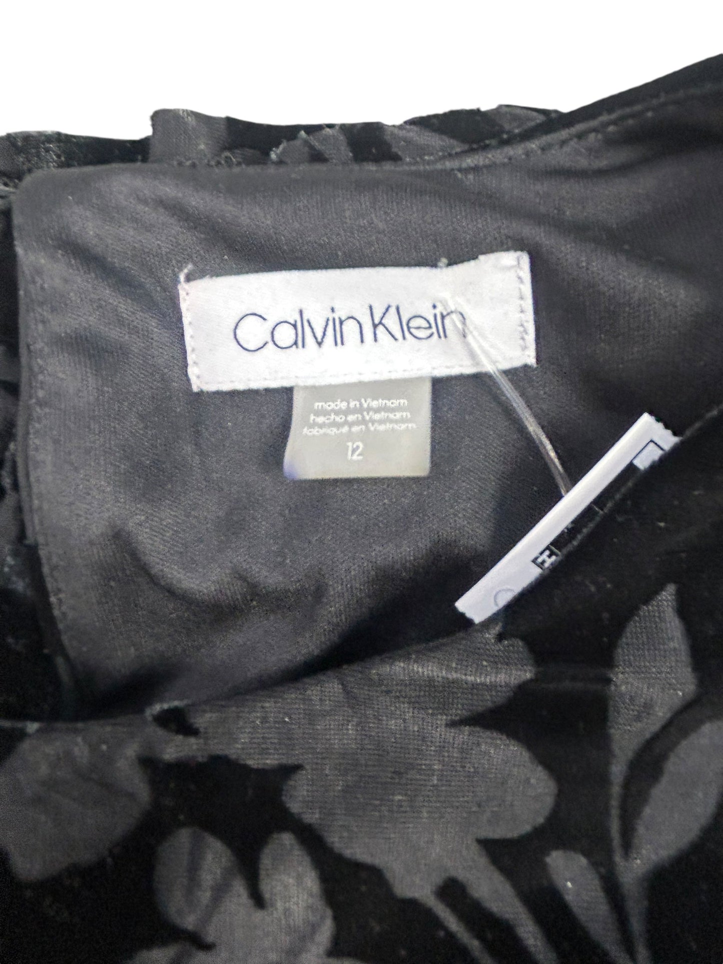 Dress Casual Short By Calvin Klein In Black, Size: 12