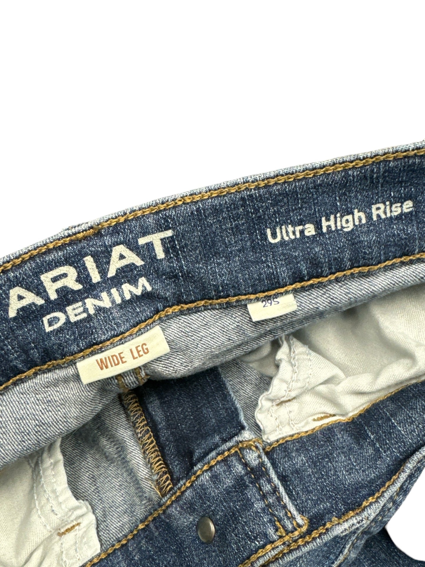 Jeans Flared By Ariat In Blue Denim, Size: 8