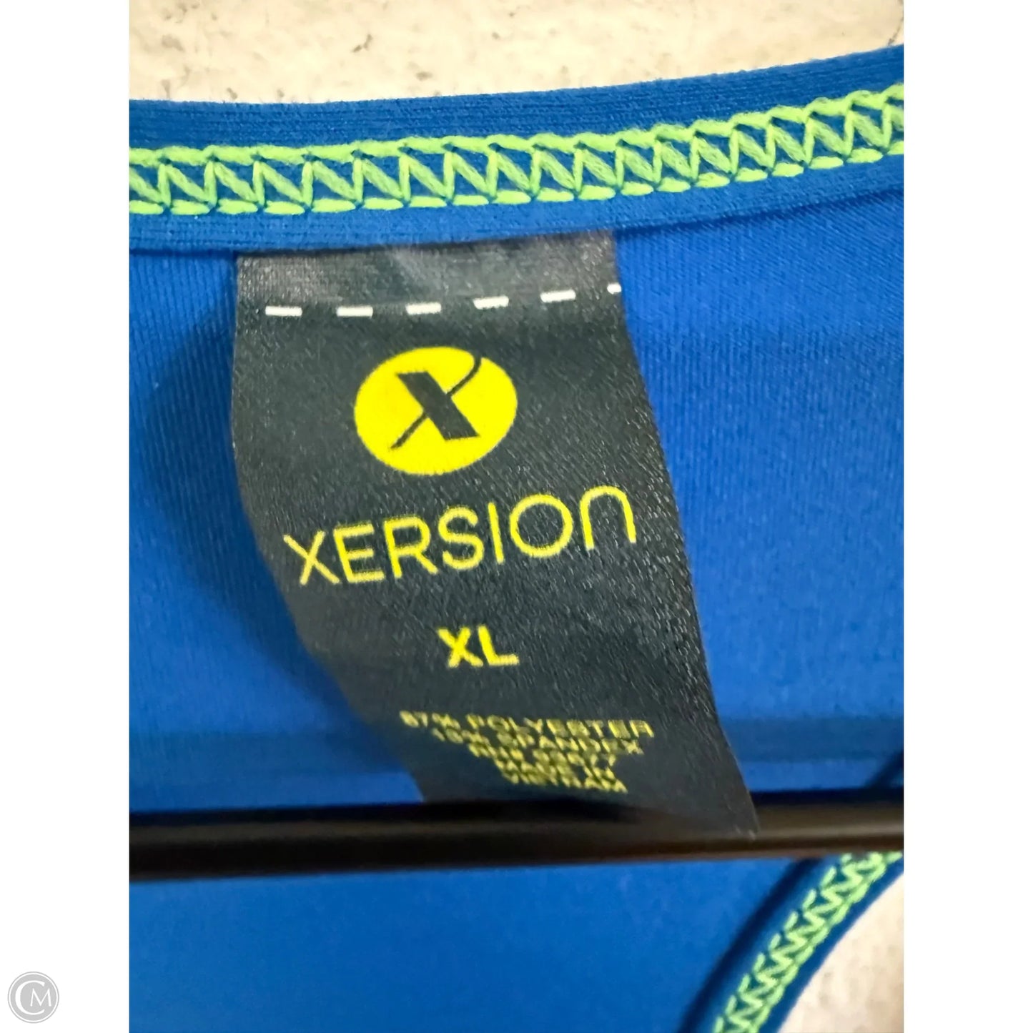 Athletic Tank Top By Xersion In Blue, Size: Xl