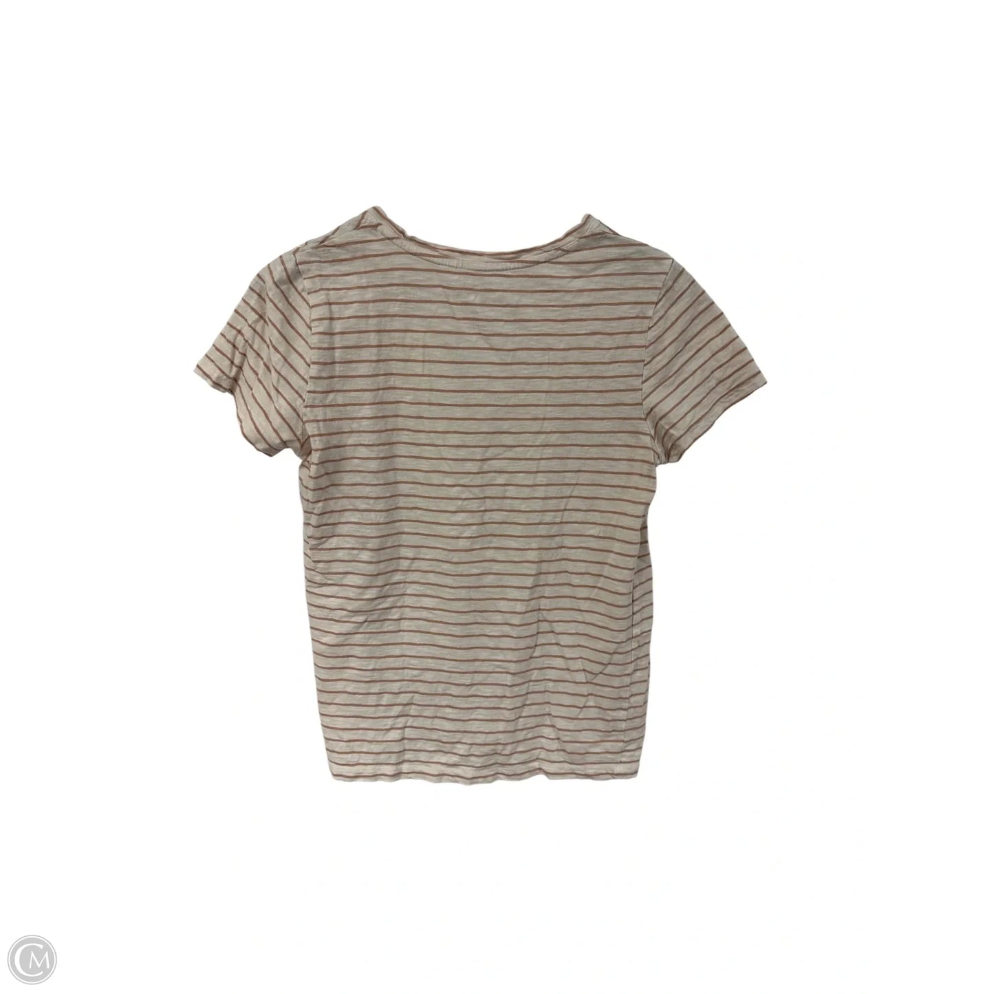 Top Short Sleeve Basic By Universal Thread In Striped Pattern, Size: M
