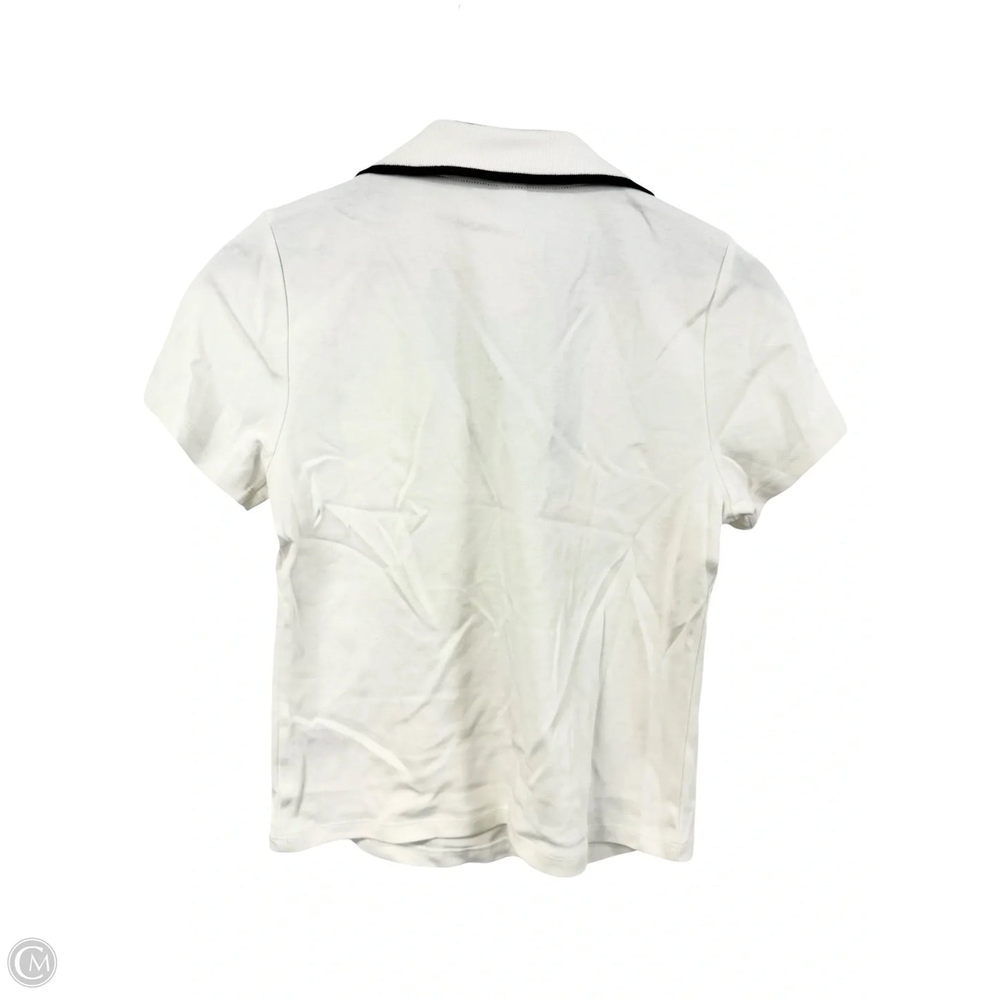 Top Short Sleeve By Old Navy In White, Size: L