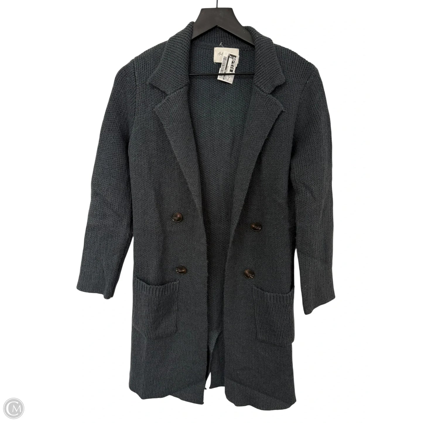 Sweater Cardigan By Active Usa In Navy, Size: S