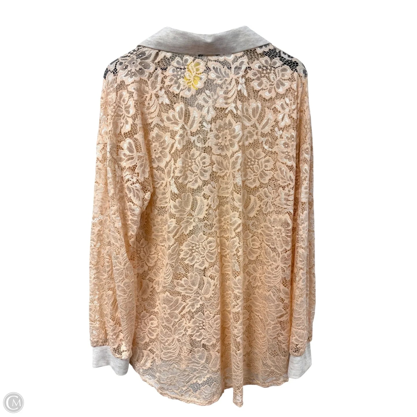 Top Long Sleeve By Heimish Usa In Cream, Size: Xl