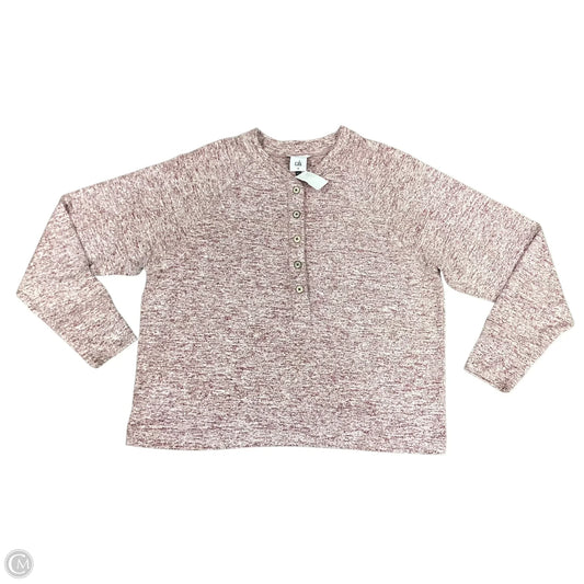 Top Long Sleeve By Cabi In Red, Size: M