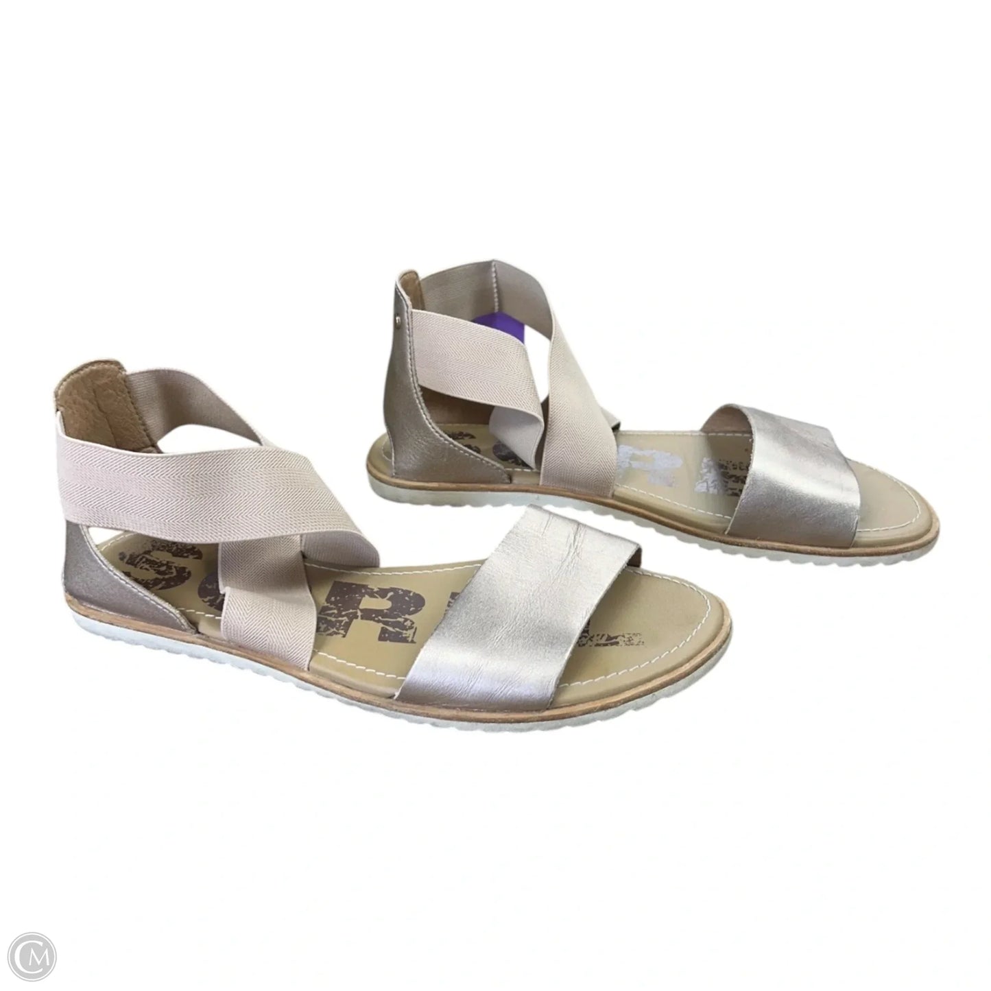 Sandals Flats By Sorel In Rose Gold, Size: 9